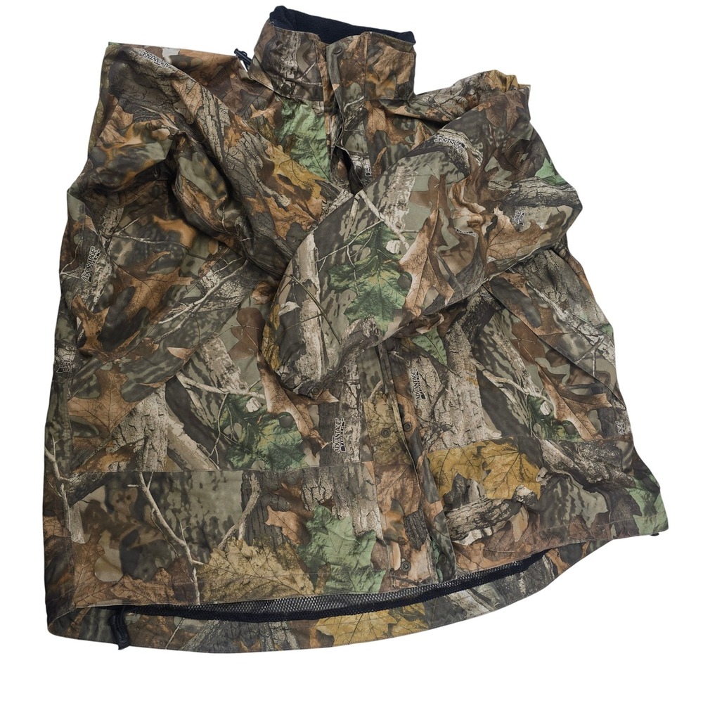 Stearns Dry‎ Wear Advantage Timber Camo Hunting Jacket XXL Men Breathable